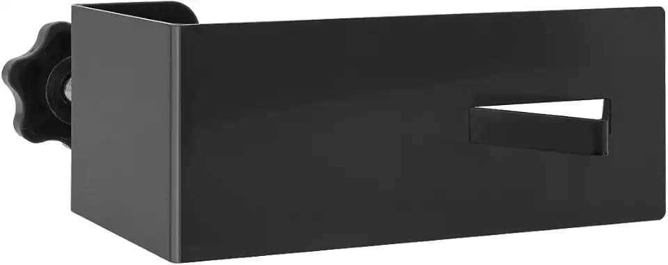 TUPSKY Lock Box Door Mount Bracket, Adjustable Hook, Black, 1-Pack