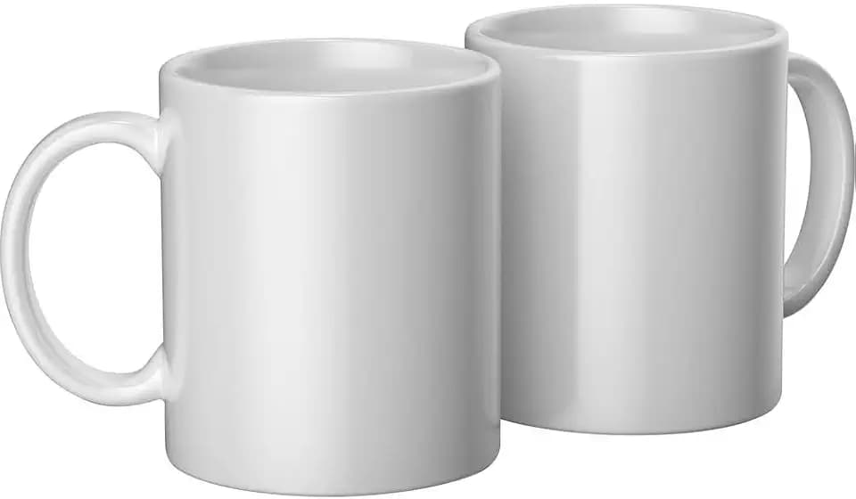 Cricut Beveled Blank Mug to Decorate, White (2 count)