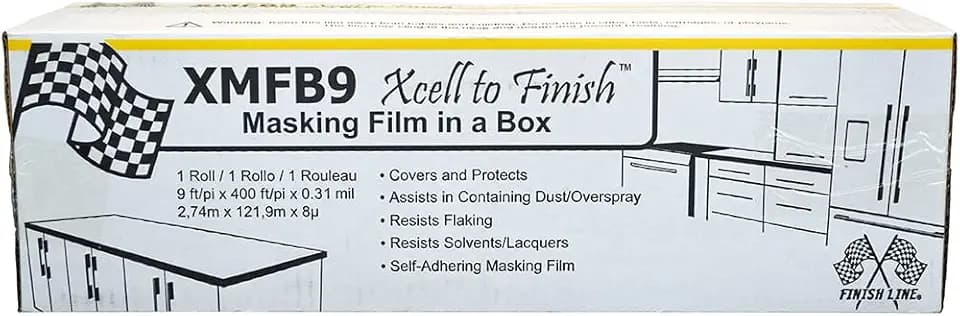 IPS XMFB9 Finish Line Painter's Plastic, 9' x 400'