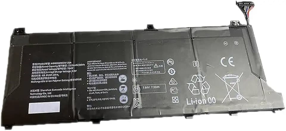 Ersatz Laptop Batterie für Huawei HB4692Z9ECW-22A | Inklusive Mini Optical Mouse