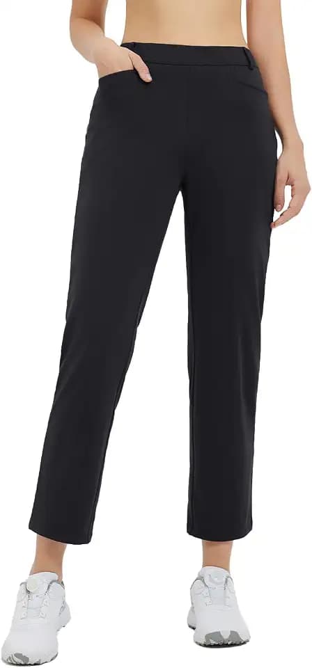 baleaf Womens Fleece Lined Pants Winter Waterproof Thermal Golf Travel Pant
