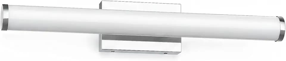 24 Inch Modern LED Vanity Light, Polished Chrome Bathroom Lighting Fixture, 3000K Warm White Light Bar for Mirror (22W, 1760Lumens, CRI>90, ETL Listed)