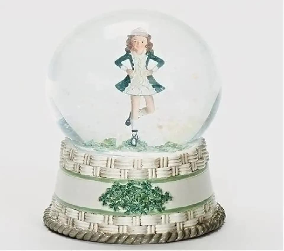 Roman - 5.5" H Irish Dancer GLITTERDOME Irish Heritage