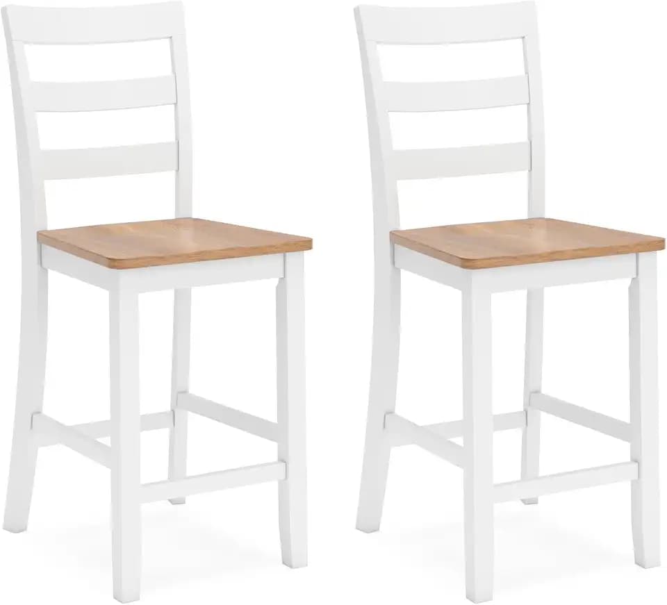 Signature Design by Ashley Gesthaven Counter Height Bar Stools, Set of 2