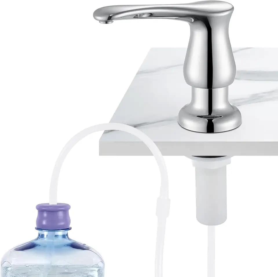GAGALIFE Kitchen Sink Soap Dispenser Chrome, G086C-G