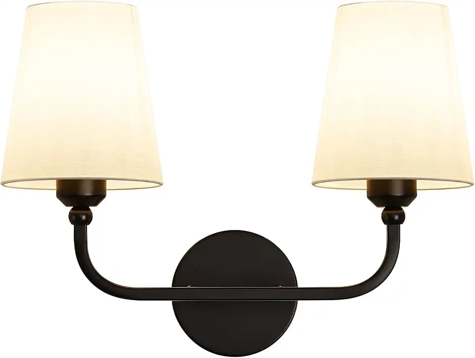 Bathroom Vanity Light, Matte Black Bathroom Lighting Fixtures Over Mirror