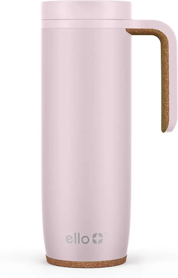 Ello Magnet 18oz Insulated Stainless Steel Travel Mug with Handle, Sonoma