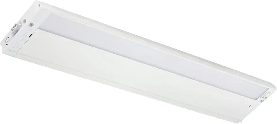 Kichler 4U Series 22" 120V LED Under Cabinet Light in White, 3000K, (22" L x 4.5" W x 1"H), 4U30K22WHT