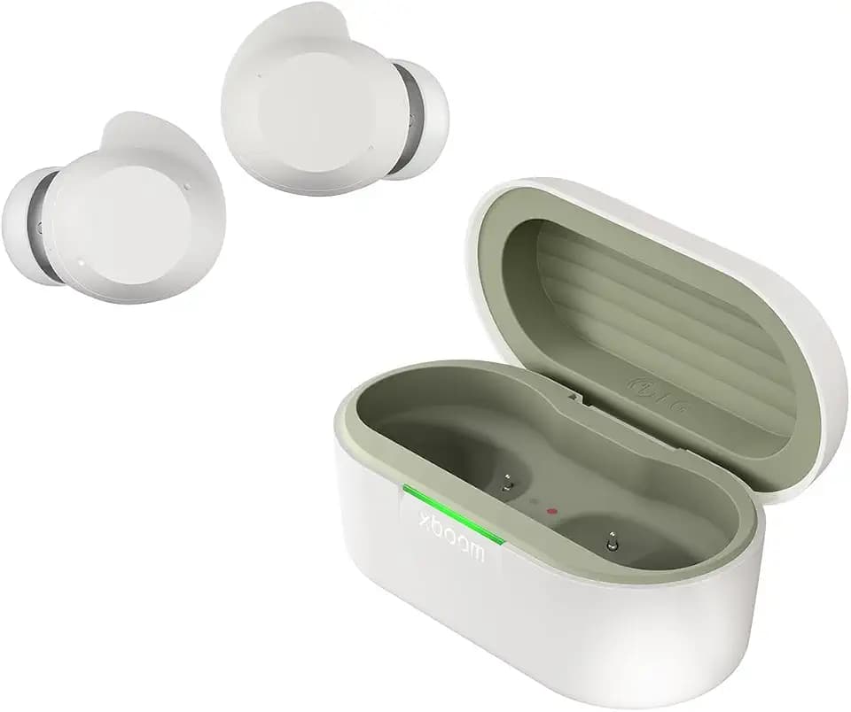 LG,xboom Budslite,In-Ear Bluetooth Kopfhörer,Bluetooth kopfhörer Sport, Kabellose In Ear Bluetooth Kopfhörer Ohrhörer,Noise Cancelling, IPX4-Spritzwasserschutz,Weiß