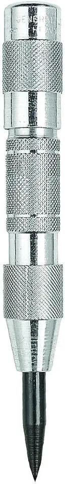General Tools Ball Bearing Automatic Center Punch #77 - Nail Punch Tool to Mark and Scribe - Machinist Tools