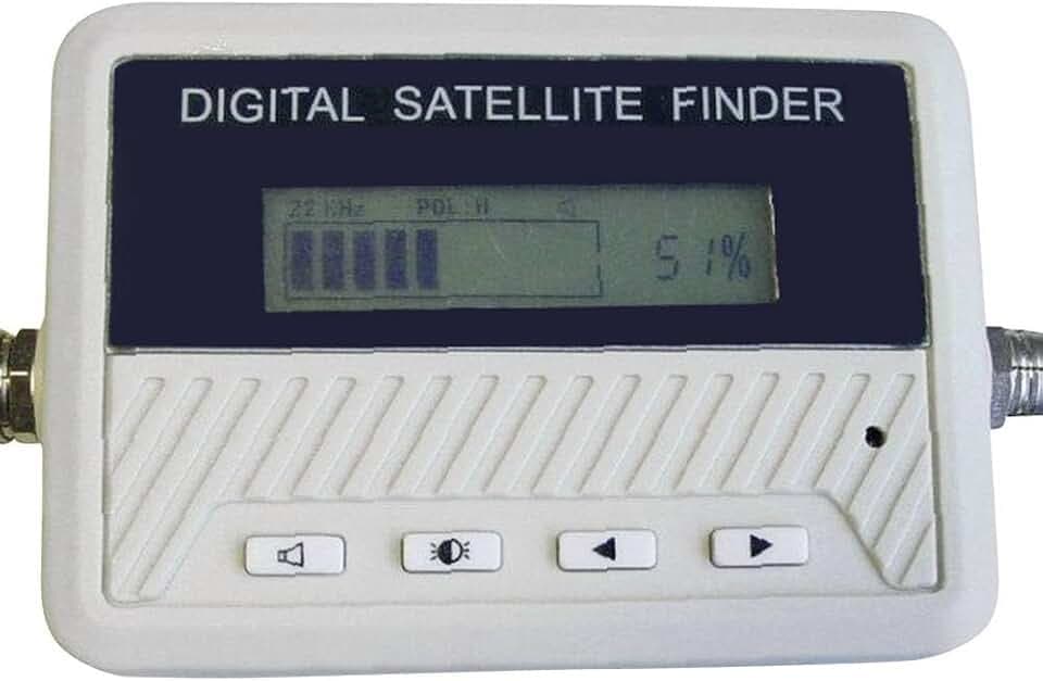 Axing SZU 17-02 Sat-Finder Digital Satelliten mit LED-Anzeige LCD-Display und Tonsignal