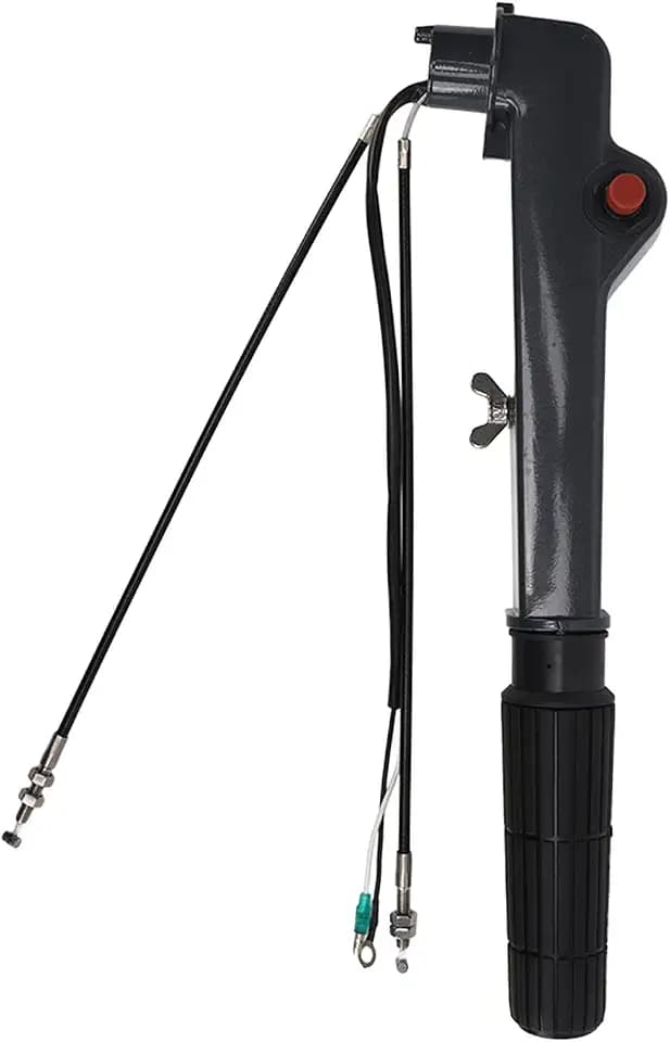 Outboard Motor Short Shaft Handle, Outboard Motor Engine Steering Tiller Arm, Motor Boat Trolling Motors Aluminium Alloy Handle for Ship Outboard Rigging System Assembly