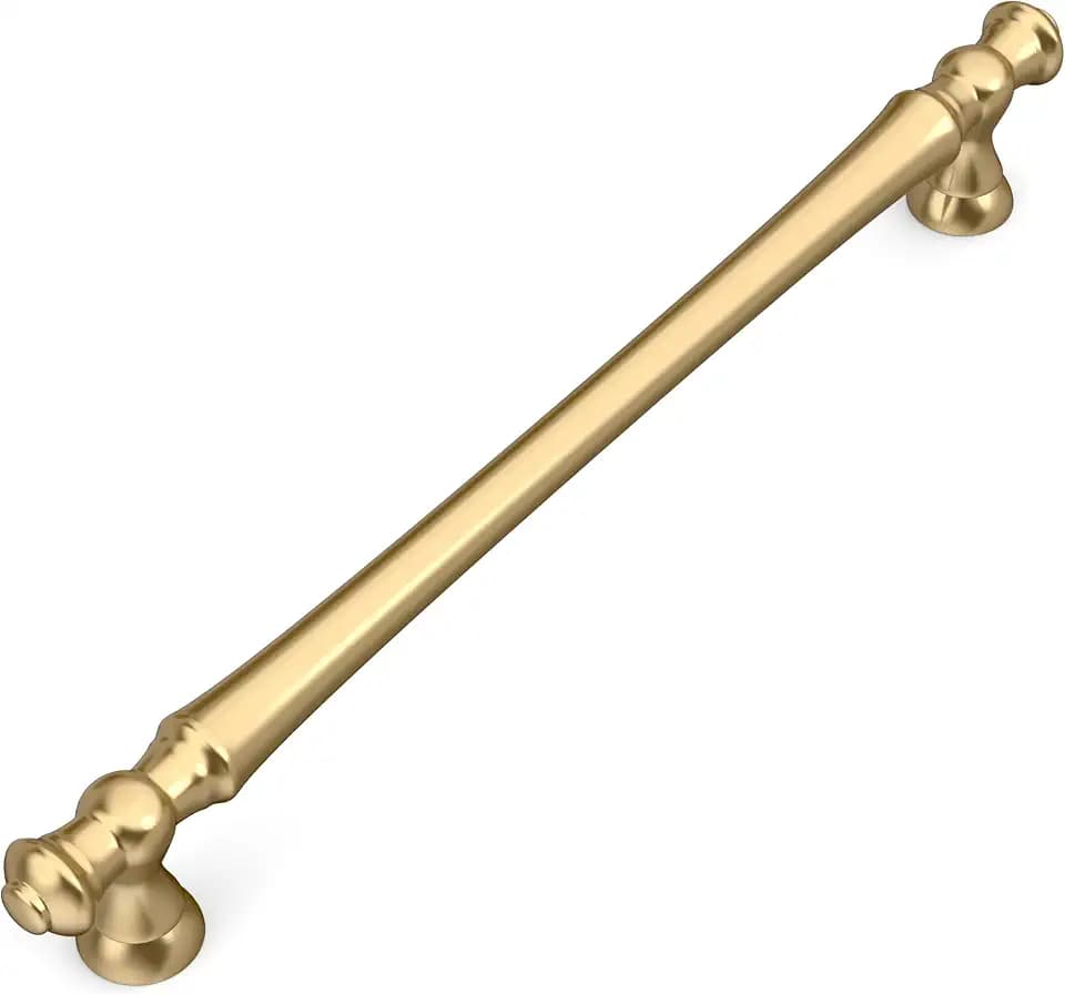 Amerdeco 10 Pack Champagne Bronze Cabinet Pulls 9"