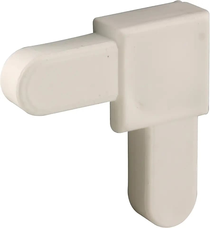 Prime-Line PL 14336 1/4 x 5/8 In. White Plastic Mobile Home Screen Frame Corner (20 Pack)