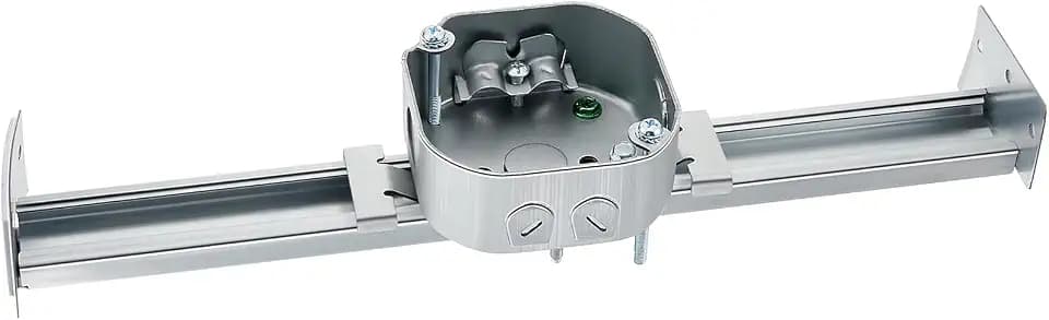 Therwen 1 Pcs Adjustable Ceiling Fan Electrical Box Brace