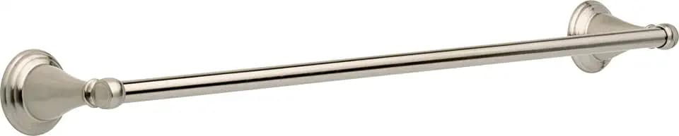 Delta Towel Rack | 24 Inch Brushed Nickel Towel Bar for Bathroom, Kitchen | Windemere Accessories