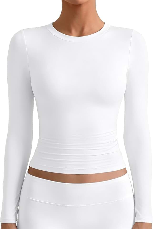Trendy Queen Long Sleeve Shirts for Women Underscrub Trendy Tops