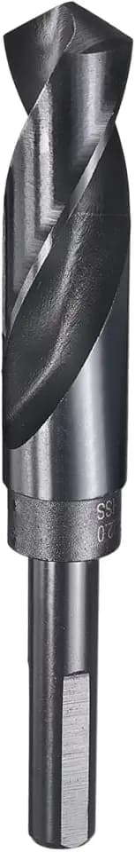 HARFINGTON 22mm Drill Bit 1/2" Reduced Shank 3-Flat 4241 HSS 118°