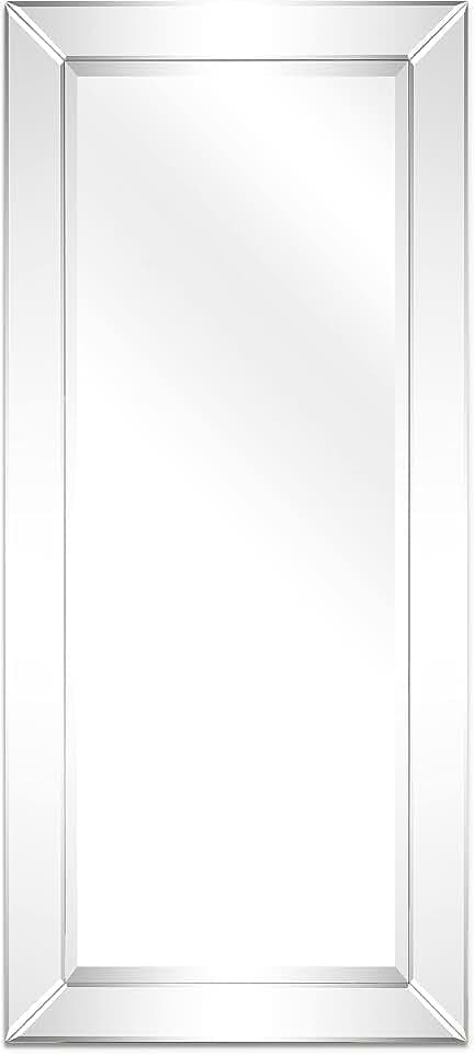 Empire Art Direct 24x54 Large Wall Mirror for Bathroom & Living Room, Solid Wood Frame, Beveled Centeral Mirror, Vintage Vanity Mirror for Bedroom, Entryway, Ready to Hang