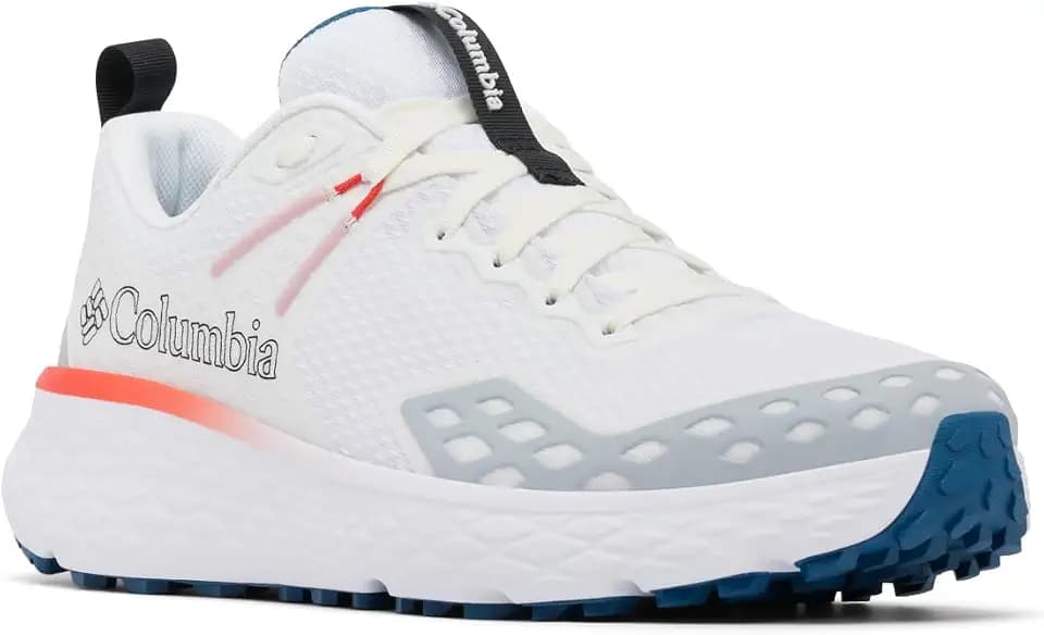 Columbia Men's Konos TRS Shoe, White/Poppy Red, 8