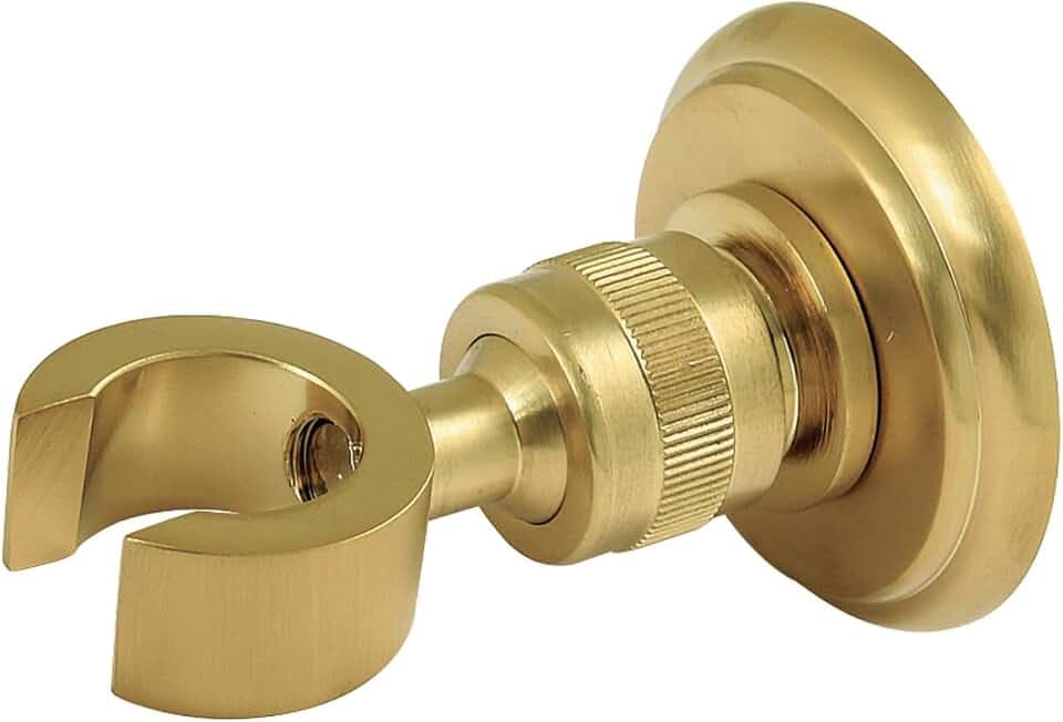 Kingston K177A7 Hand Shower Wall Mount Bracket, Brushed Brass