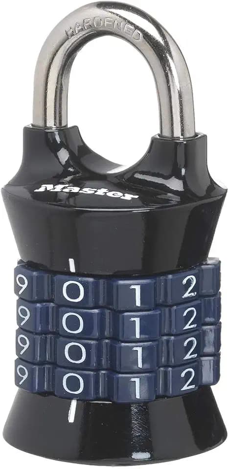 Master Lock Combination Padlock, Set Your Own Combination Gym Lock 1535D