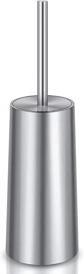Toilet Brush and Holder, Toilet Brush 304 Stainless Steel, Toilet Bowl Brush for Bathroom Toilet-Ergonomic, Elegant,Durable