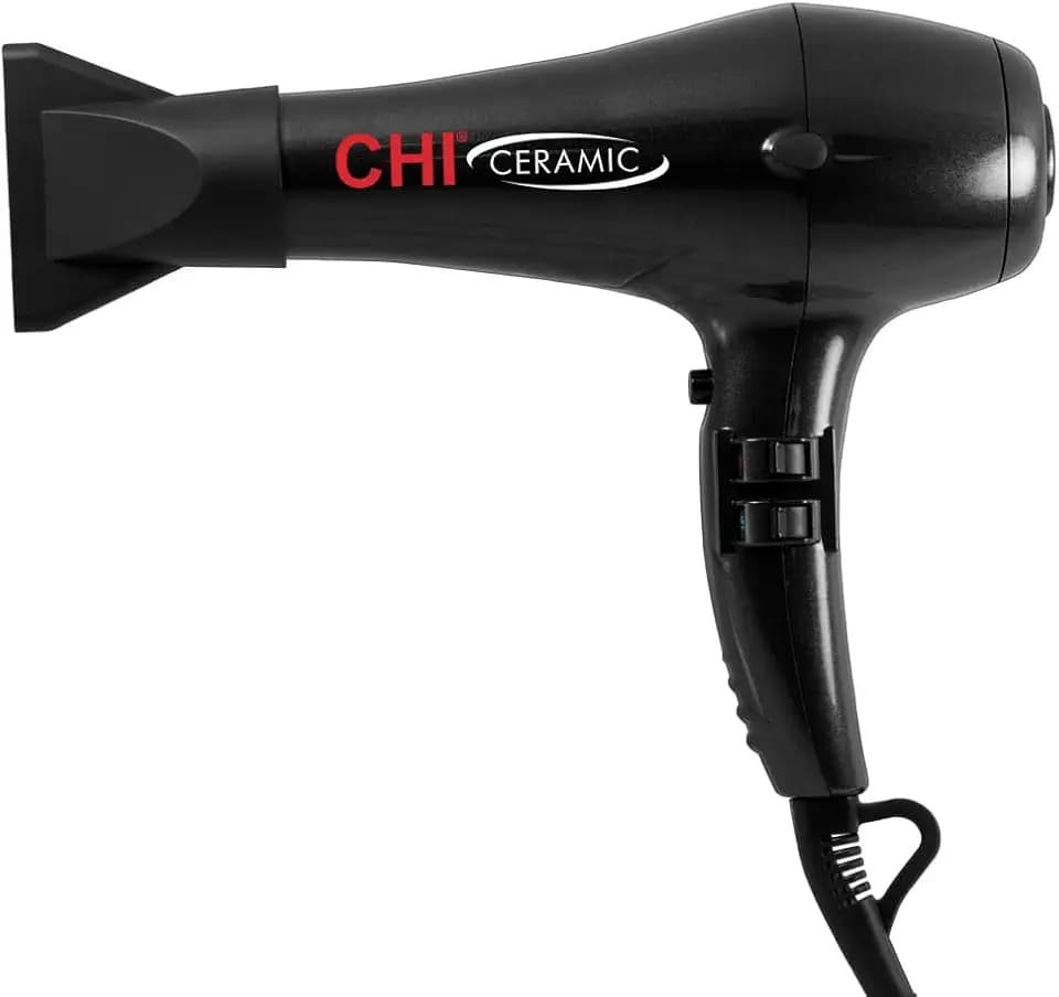 CHI Ceramic 1875 Watt Hair Dryer, Jett Black
