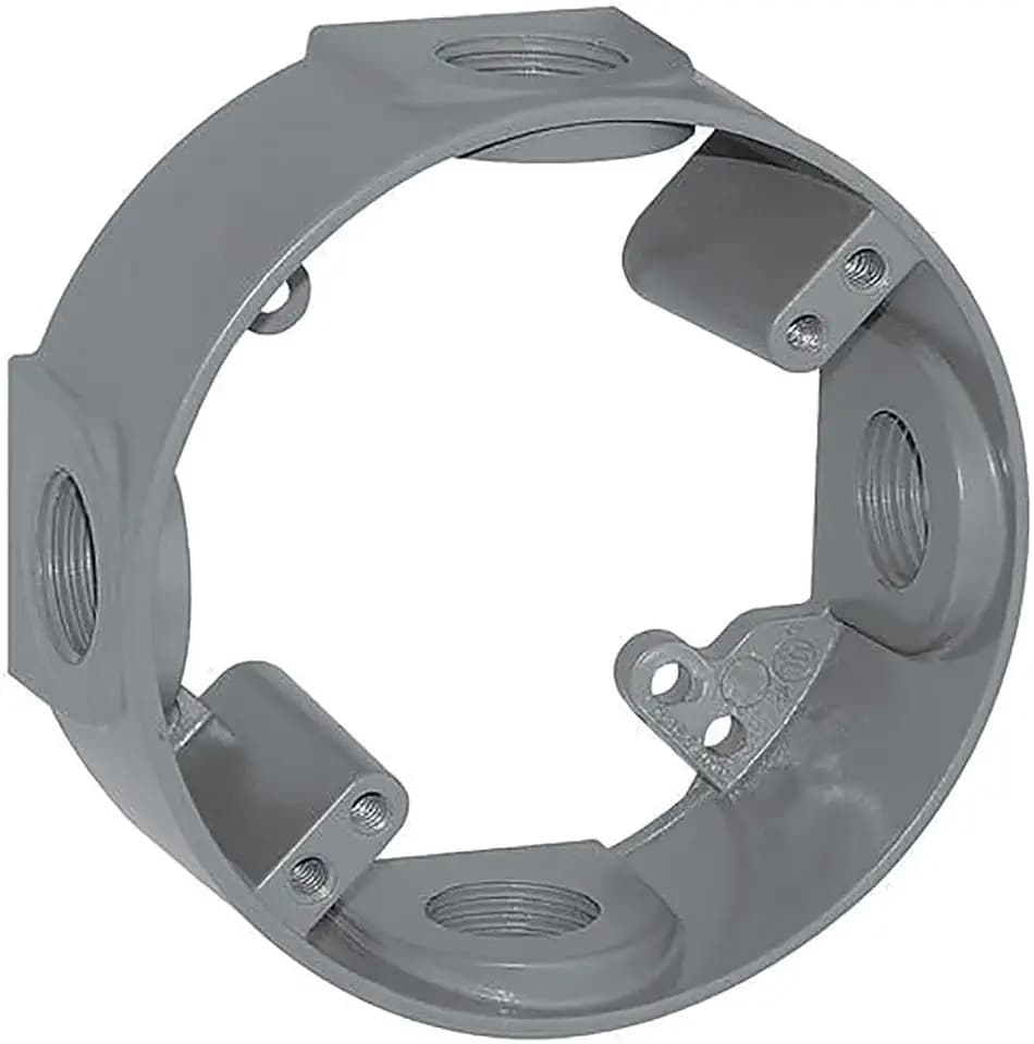 Sigma Engineered Solutions 14236 Weatherproof Round Extension Ring, Gray