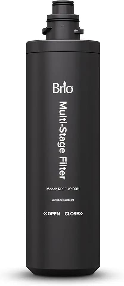 Brio 11" 3 Stage Single Housing Replacement Filter for Under Sink Water Filtration System Models: FUS100A & FUS100F | 12,000 Gallons or 18 Months | NSF 42 & 372 Certified