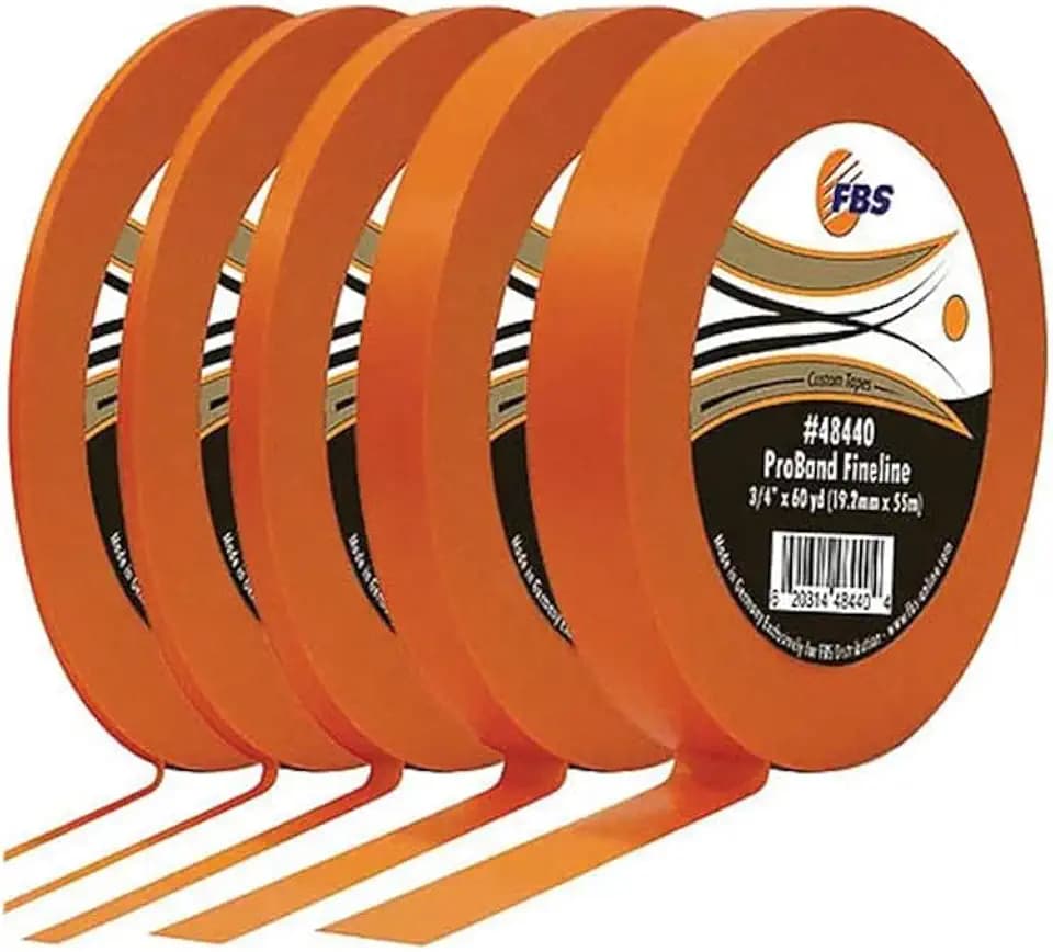 Fbs Distribution FBS-48405 Proband Orange Fine Line Tape, 1/16in X 60 Yd