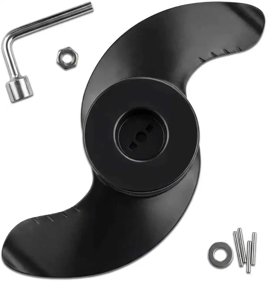 MKP-32 Weedless Wedge 2 Prop Replacement for Minn Kota Prop, Minn Kota– Fits 3-5/8” Motors Diameter for Edge, Endura, PowerDrive, Riptide 50-70lb – Trolling Motor Propeller Replaces 2091160 1865017