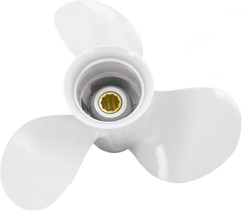 9 7/8x10 1/2 Boat Motor Aluminum Propeller