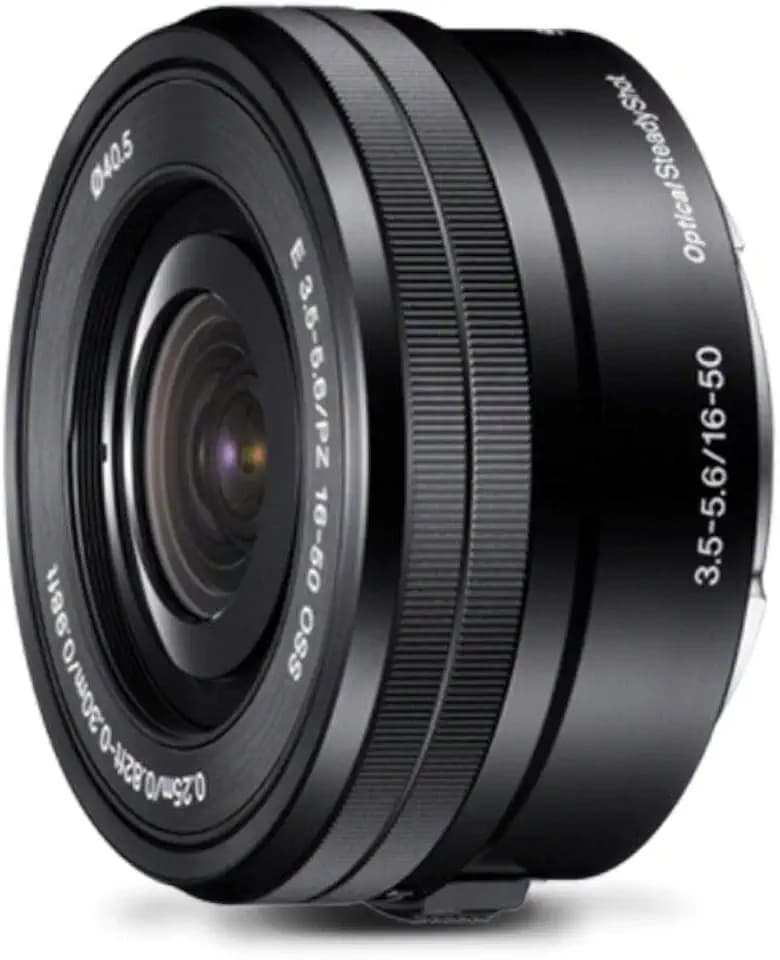 Sony SELP1650 Standard-Zoom-Objektiv (16-50 mm, F3.5–5.6, OSS, APS-C, geeignet für A6700, A6600, A6400, A6100, ZVE10, E-Mount) schwarz