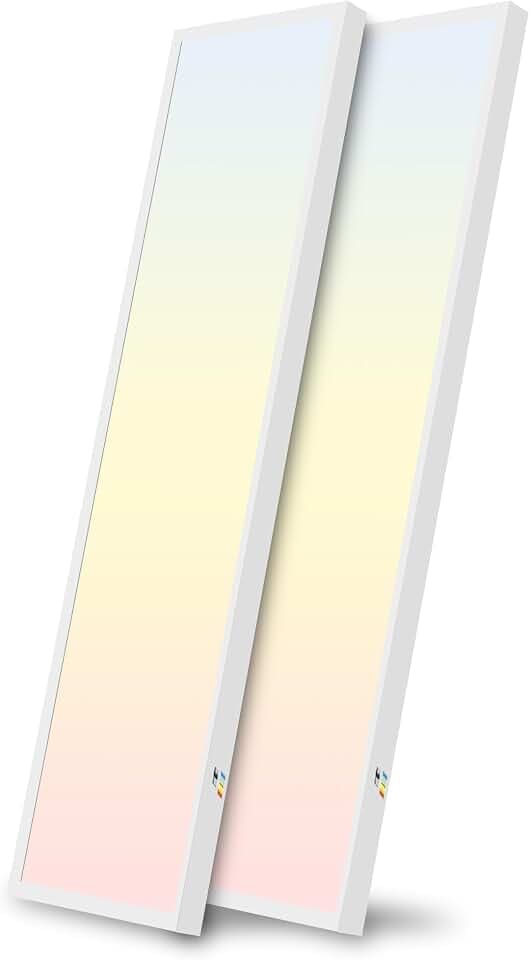 hykolity 1x4 LED Flat Panel Light,4800LM,3CCT 3000K/4000K/5000K