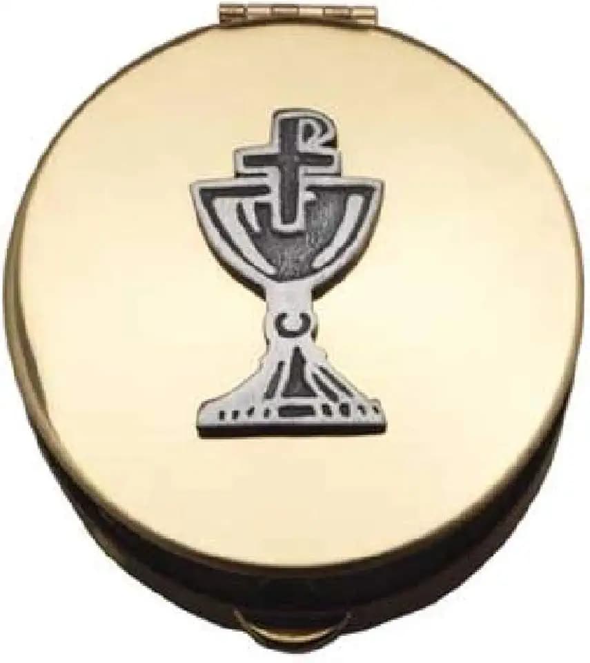 Cathedral Art Chalice PYX Container Gold