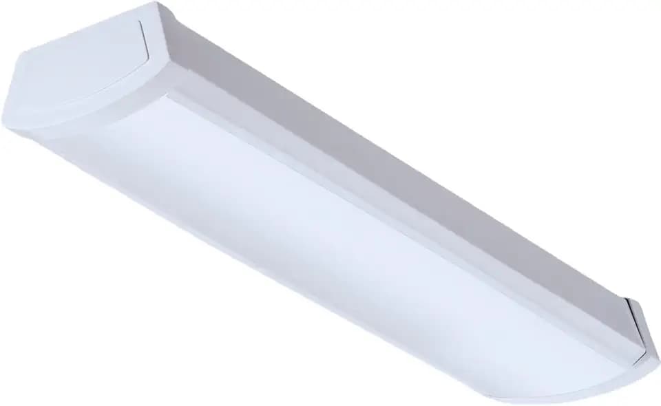 Lithonia Lighting 2' Low-Profile LED Wraparound Light Fixture, 4000K, 120V