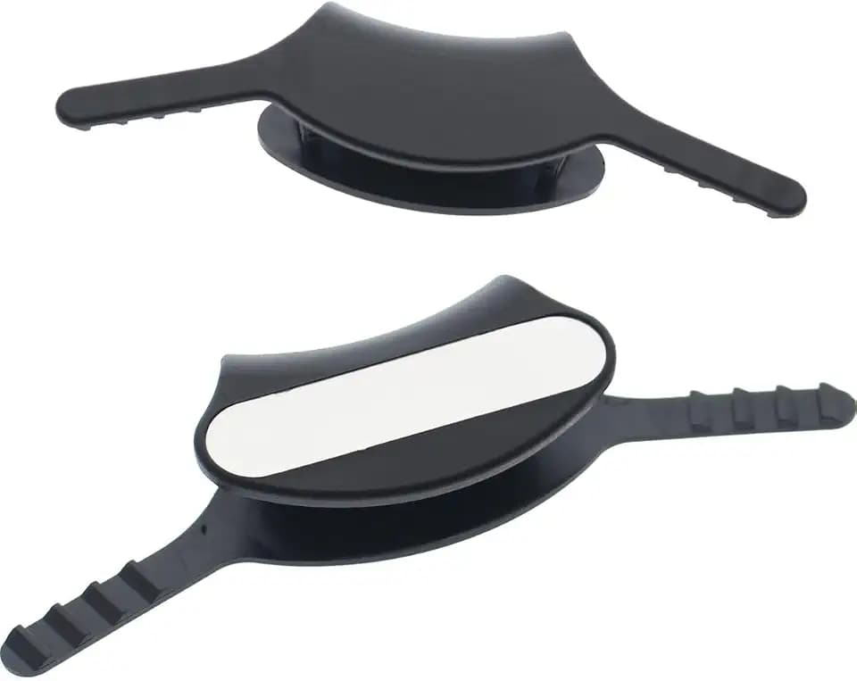 2 Pack - Yoke Stethoscope ID Tag for Cardio Steth Sizes - Blank with Write on Surface for Customizing and Personalizing (Compatible with Cardio/Cardiology) by Specialist ID (Black)