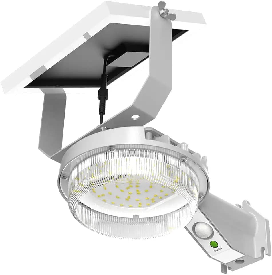 HALO Solar Powered High Brightness 5000 Lumens Motion Activated Outdoor LED Security Area Light