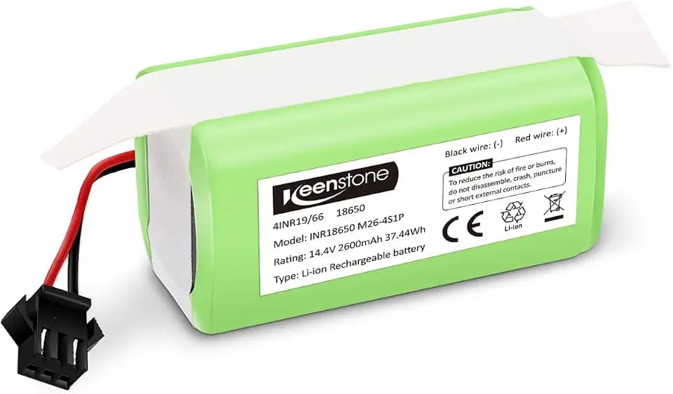 2600 mAh Ersatzakku kompatibel mit Conga Excellence 990 950 1090 1790 1990, Ecovacs Deebot N79 N79S DN622, Eufy RoboVac 11 11S 12 15C 30 30C 35C, IKOHS NETBOT SOS 14 S1 5