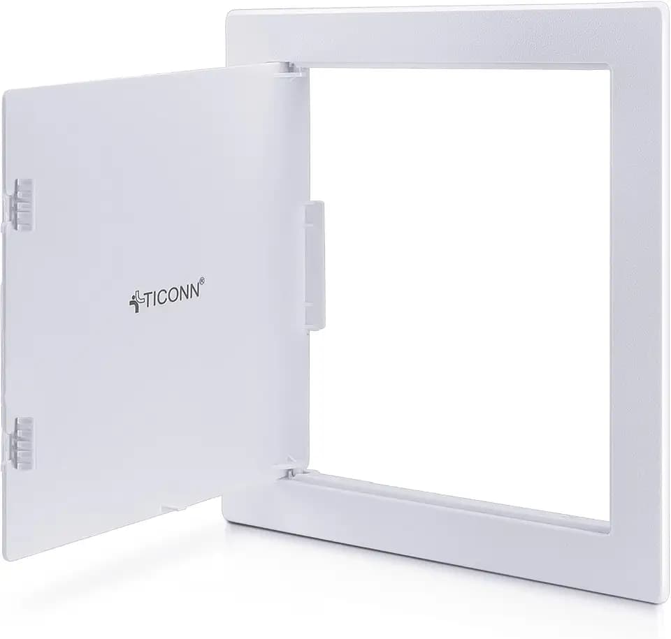 TICONN 12" x 12" Access Panel for Drywall, ABS Wall Hole Cover, Access Door