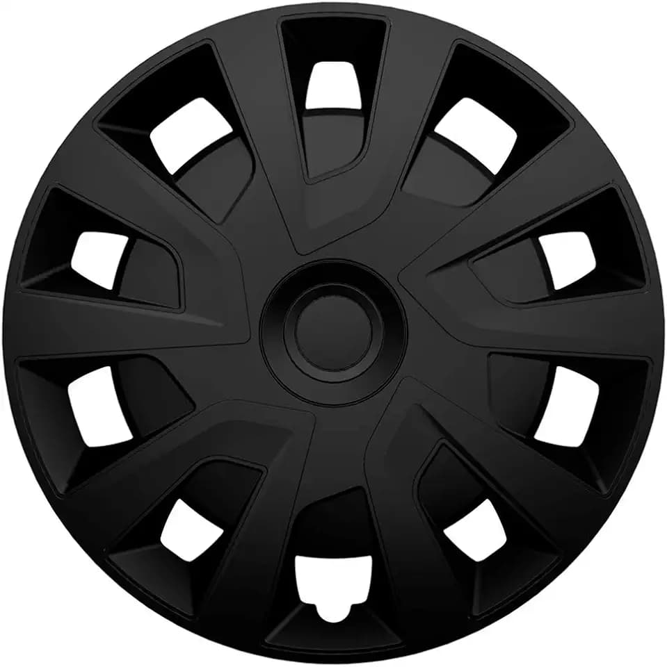 AutoStyle 4er Set Radzierblenden Revo-Van 16-Zoll Schwarz (Sphäre)