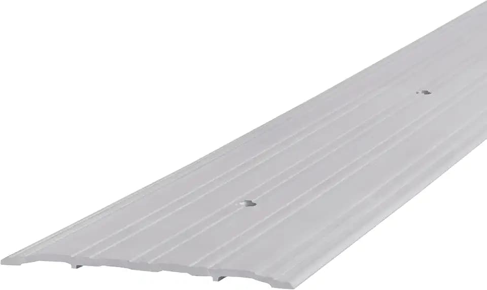 MD Building Aluminum Commercial Flat-Profile Threshold, Silver, 6in x 36in