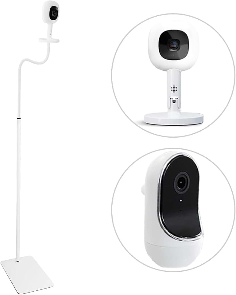 67" Adjustable Height Baby Monitor Floor Stand Holder for Nanit Pro Smart Monitor & Flex Stand,Owlet Cam/Cam 2/Duo 2/Dream Sight (Gen 3), Baby Monitor,Also Cameras with 1/4 Thread Connection
