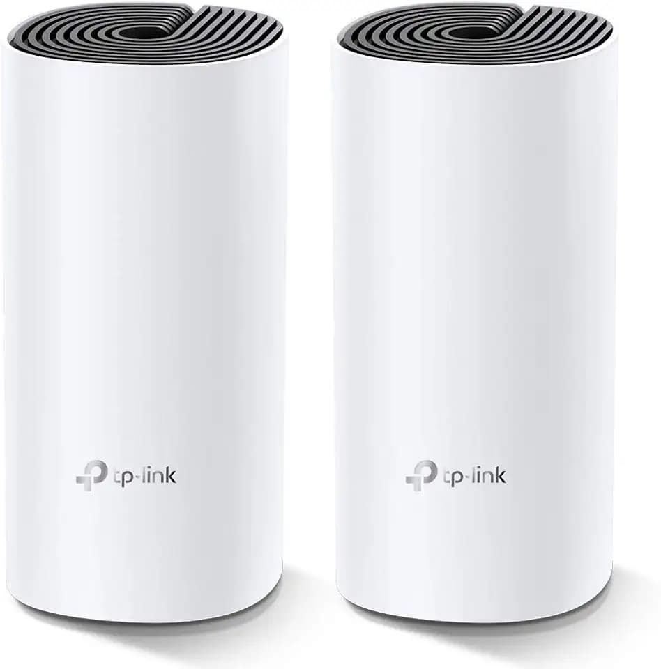 TP-Link Deco M4 Mesh WLAN Set (2er Pack), AC1200 Dual Band Router & Repeater, 2X Gigabit Ports für Jede Einheit, empfohlen für Häuser mit 2-3 Schlafzimmern, Umfassender Jugendschutz