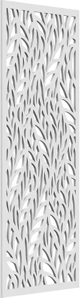 15 3/8"W x 39 3/8"H x 3/8"T Ortonville Decorative Fretwork Wall Panels in Architectural Grade PVC