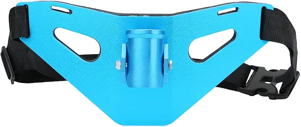 RiToEasysports Fishing Fighting Waist Belt,Aluminium Alloy Fishing Rod Pole Holder Stand Up Waist Fighting Belt for Fishing
