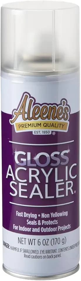 Aleene's Spray Acrylic Sealer, Gloss Clear Finish, 6 oz