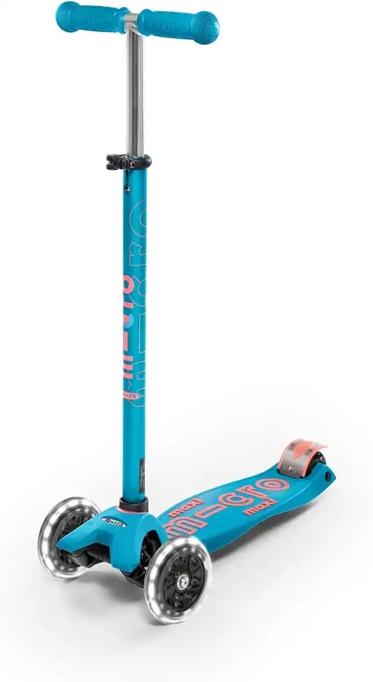 Micro Kickboard | Maxi LED Kids Scooter for Ages 5-12 | Children