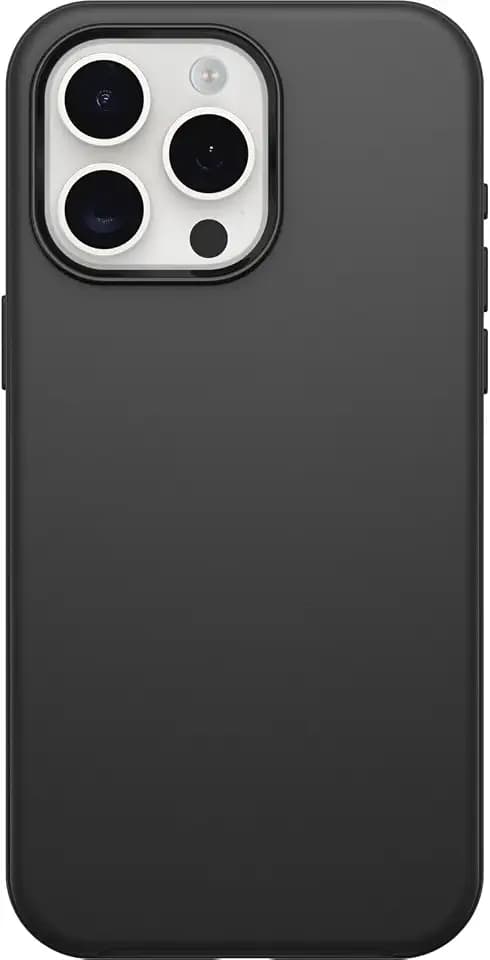 OtterBox iPhone 15 Pro Max Symmetry Series Case - Black, Snaps to MagSafe, Ultra-Sleek, Raised Edges Protect Camera & Screen, Ultra-Thin, Sleek iPhone Case